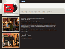 Tablet Screenshot of abloodygoodrecord.com